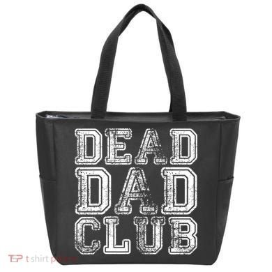 Dead Dad Club Retro Funny Saying Tote Bag