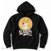 Dogecoin Doge Coin Logo Shiba Inu Dog Crypto Currency Meme Hoodie thumb 0