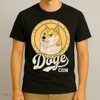 Dogecoin Doge Coin Logo Shiba Inu Dog Crypto Currency Meme T-Shirt thumb 3