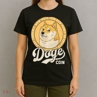 Dogecoin Doge Coin Logo Shiba Inu Dog Crypto Currency Meme T-Shirt thumb 4
