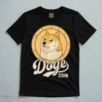 Dogecoin Doge Coin Logo Shiba Inu Dog Crypto Currency Meme T-Shirt thumb 5