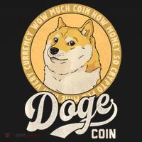 Dogecoin Doge Coin Logo Shiba Inu Dog Crypto Currency Meme T-Shirt thumb 7