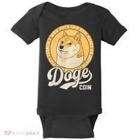 Dogecoin Doge Coin Logo Shiba Inu Dog Crypto Currency Meme Baby Bodysuit thumb 0
