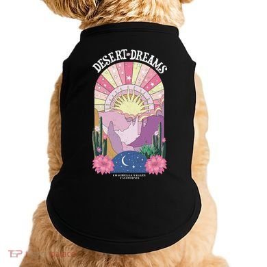Desert Dreams Coachella Valley California Retro Doggie Tank