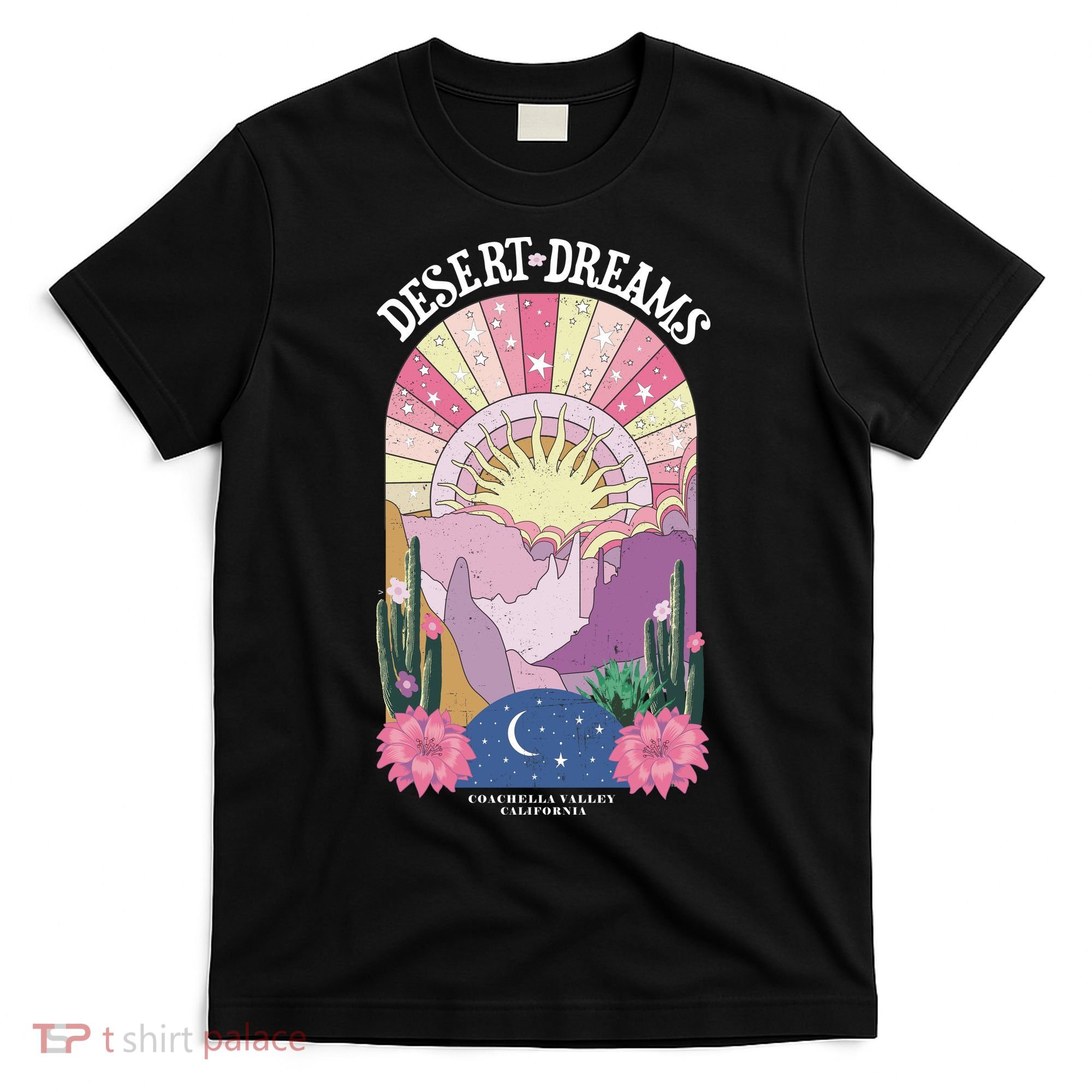 Desert Dreams Coachella Valley California Retro T-Shirt