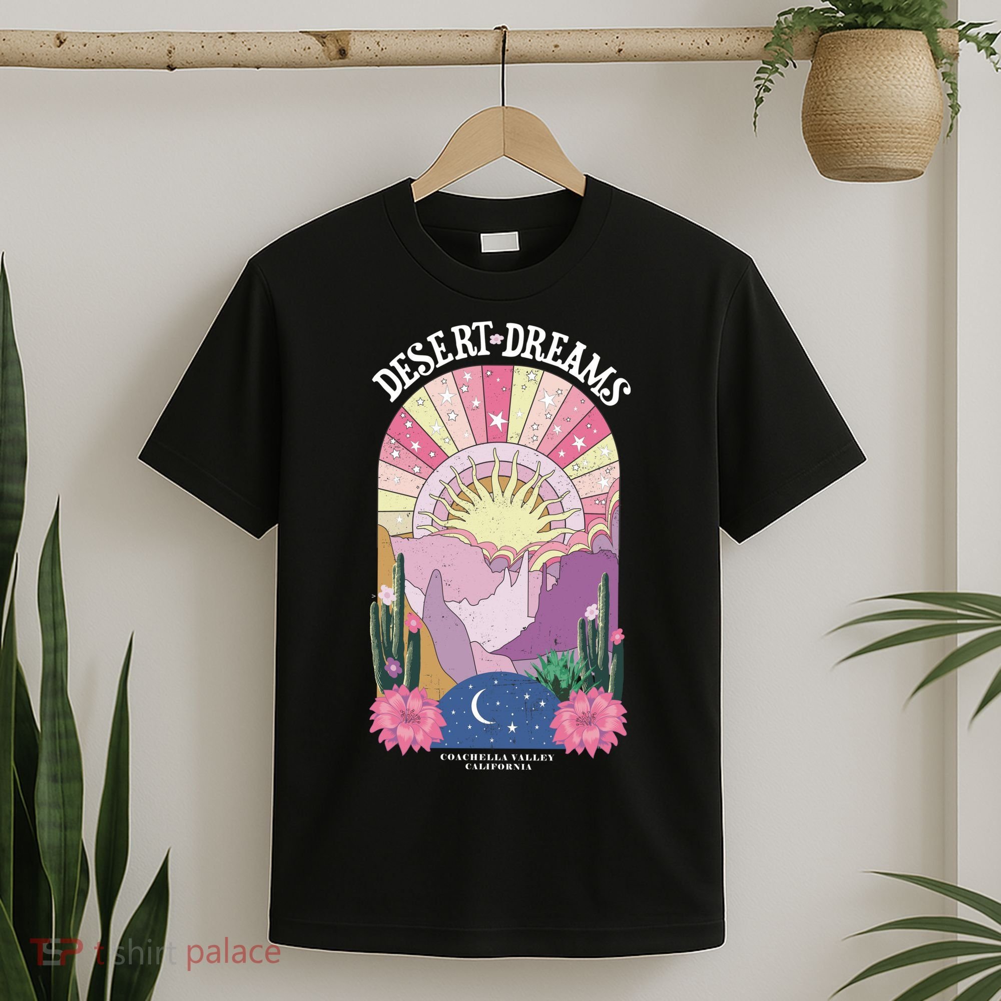 Desert Dreams Coachella Valley California Retro T-Shirt