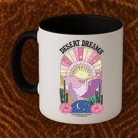 Desert Dreams Coachella Valley California Retro Coffee Mug thumb 2