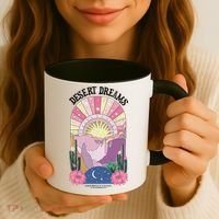 Desert Dreams Coachella Valley California Retro Coffee Mug thumb 3