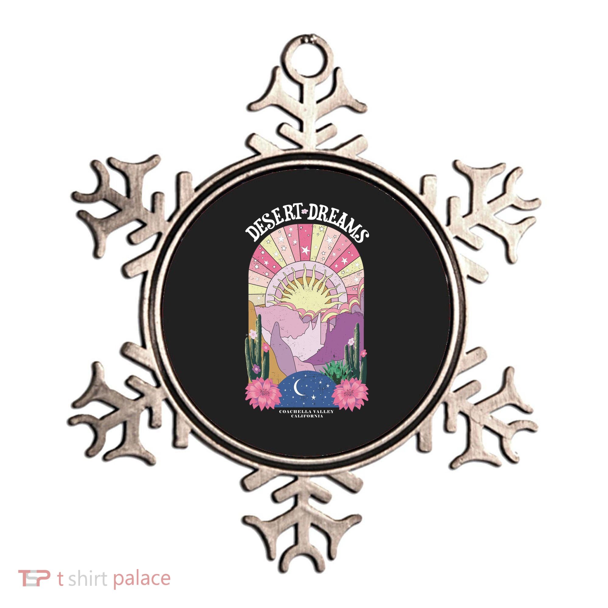Desert Dreams Coachella Valley California Retro Ornament