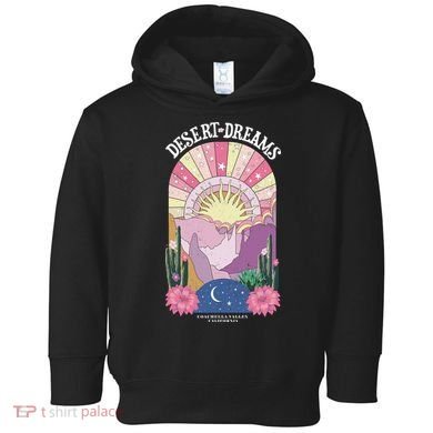 Desert Dreams Coachella Valley California Retro Toddler Hoodie