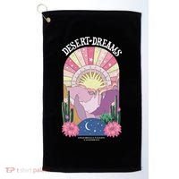 Desert Dreams Coachella Valley California Retro Golf Towel thumb 0