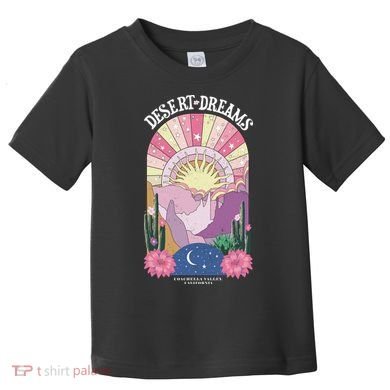 Desert Dreams Coachella Valley California Retro Toddler T-Shirt