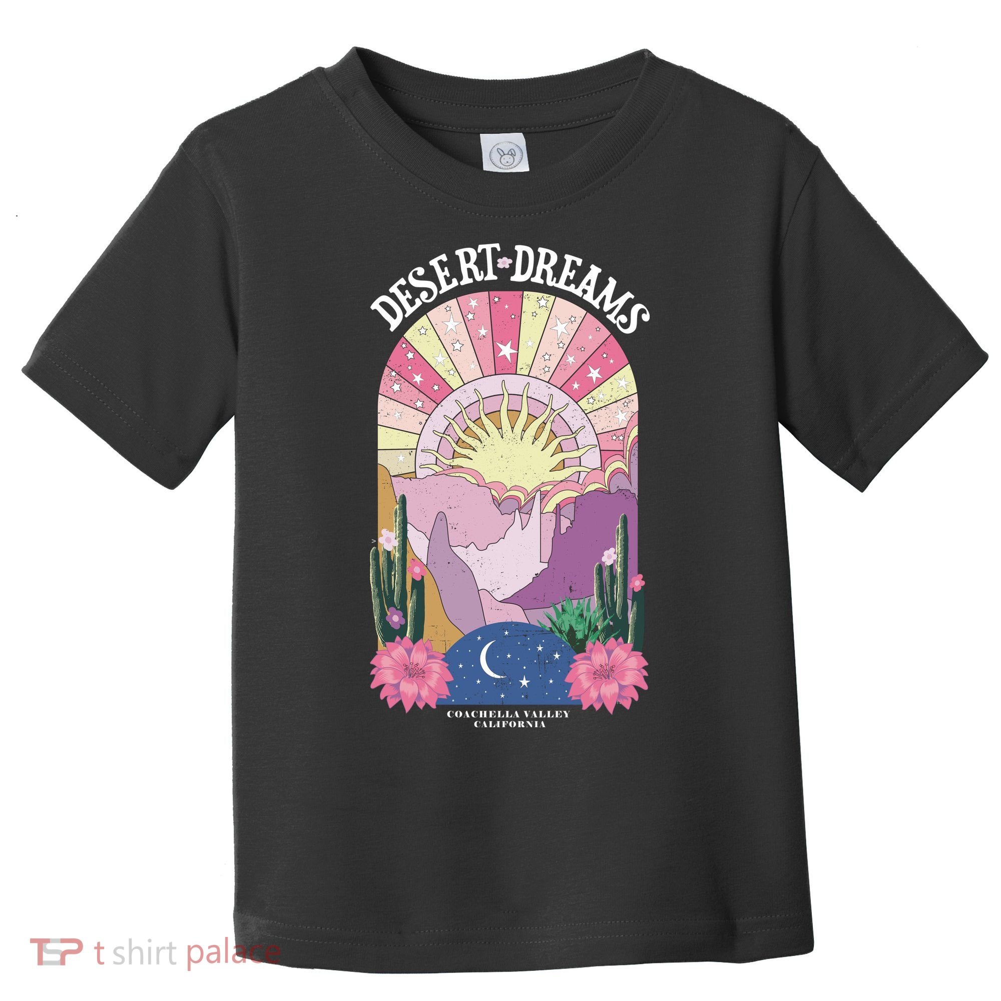 Desert Dreams Coachella Valley California Retro Toddler T-Shirt
