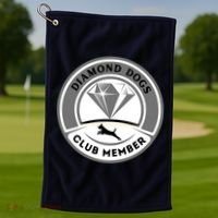 Diamond Dogs Club Member Golf Towel thumb 1