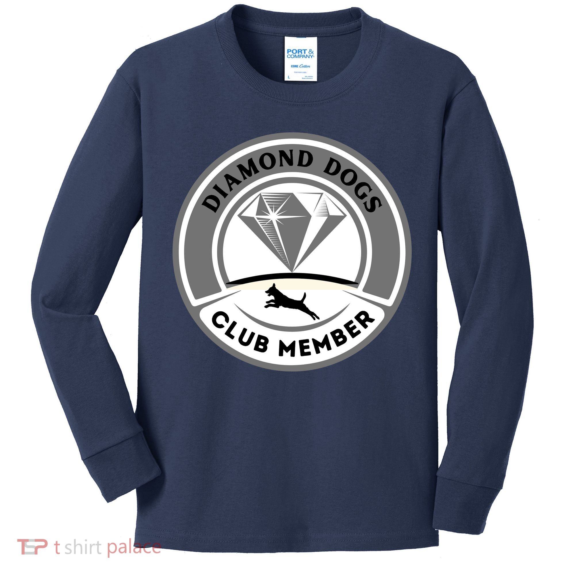 Diamond Dogs Club Member Kids Long Sleeve Shirt