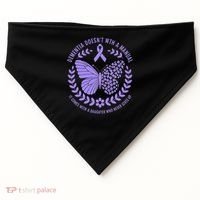 Dementia Doesnt Come With A Manual Alzheimers Awareness USA-Made Doggie Bandana thumb 0