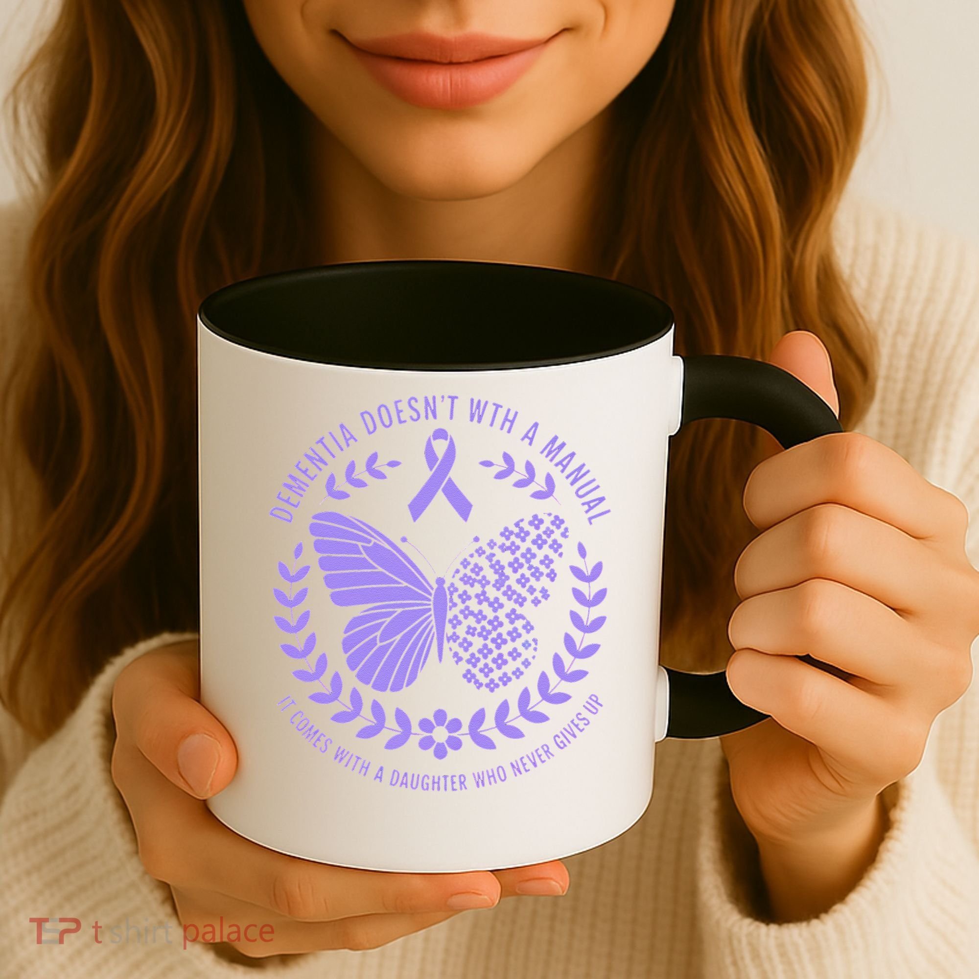 Dementia Doesnt Come With A Manual Alzheimers Awareness Coffee Mug