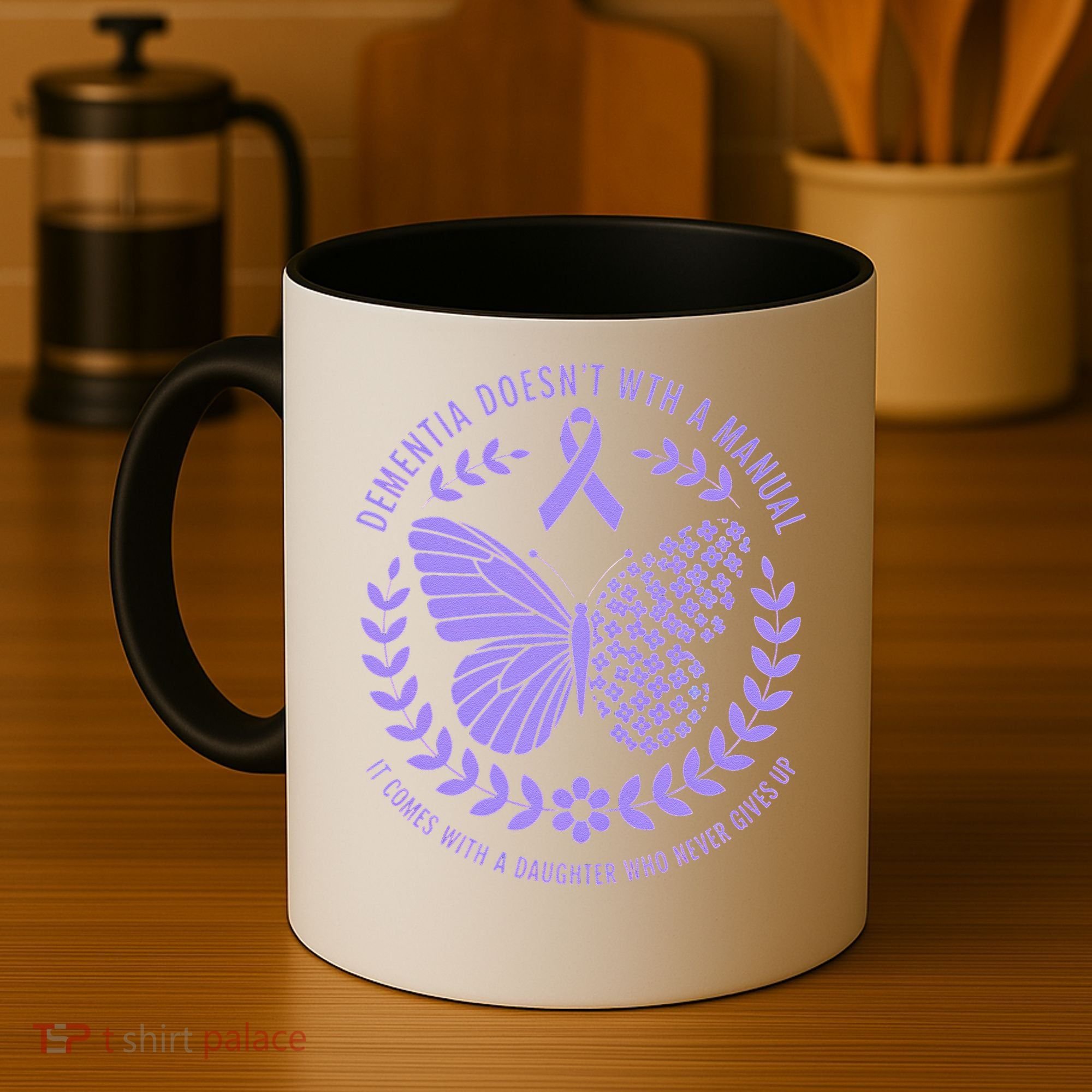 Dementia Doesnt Come With A Manual Alzheimers Awareness Coffee Mug