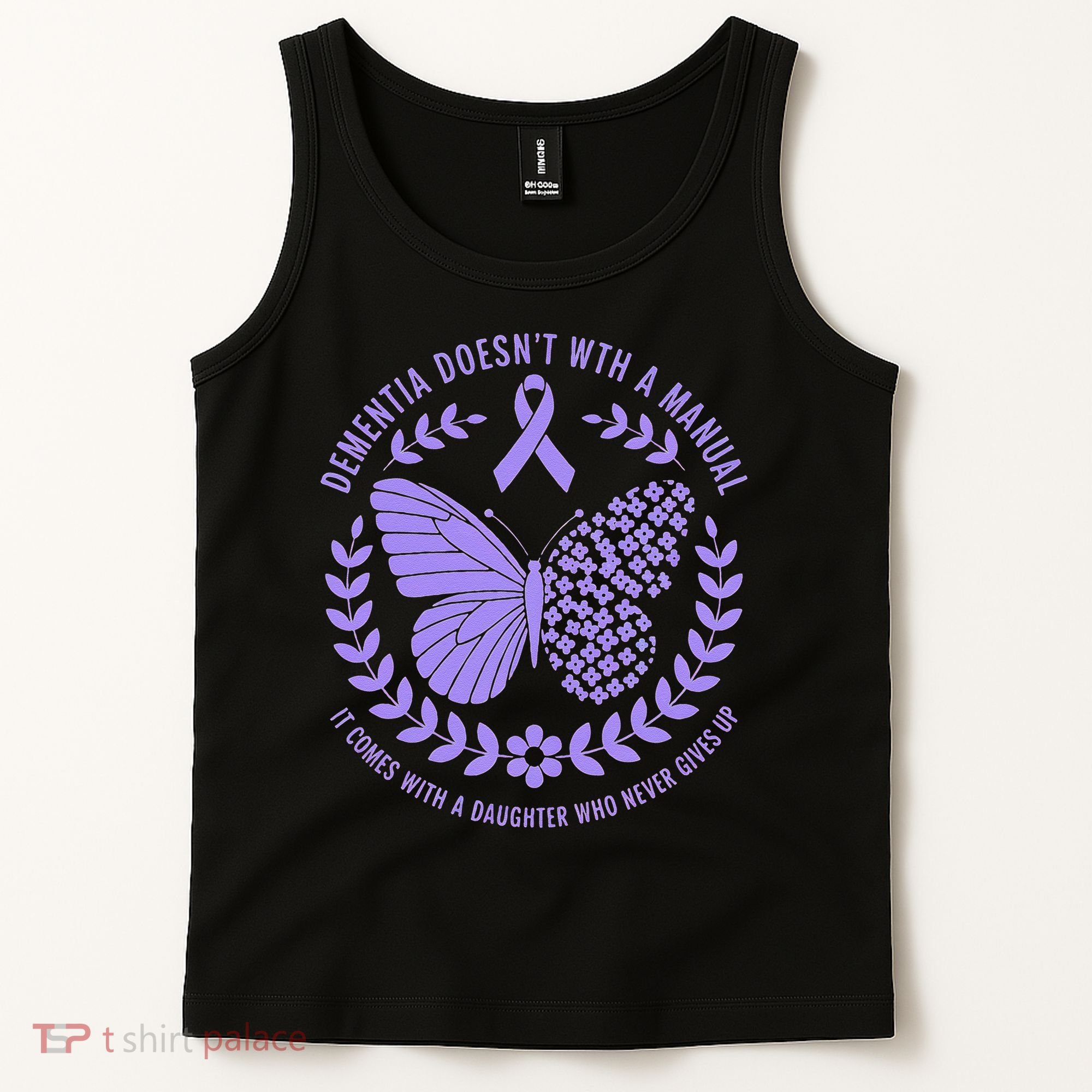 Dementia Doesnt Come With A Manual Alzheimers Awareness Tank Top