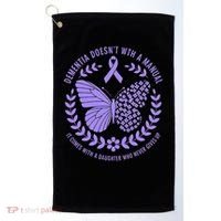 Dementia Doesnt Come With A Manual Alzheimers Awareness Golf Towel thumb 0