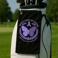 Dementia Doesnt Come With A Manual Alzheimers Awareness Golf Towel thumb 2