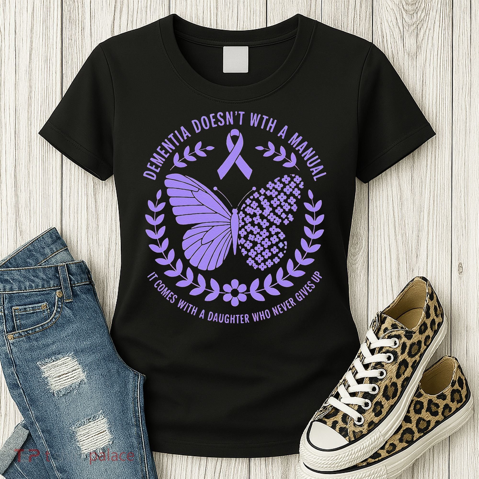Dementia Doesnt Come With A Manual Alzheimers Awareness Women's T-Shirt