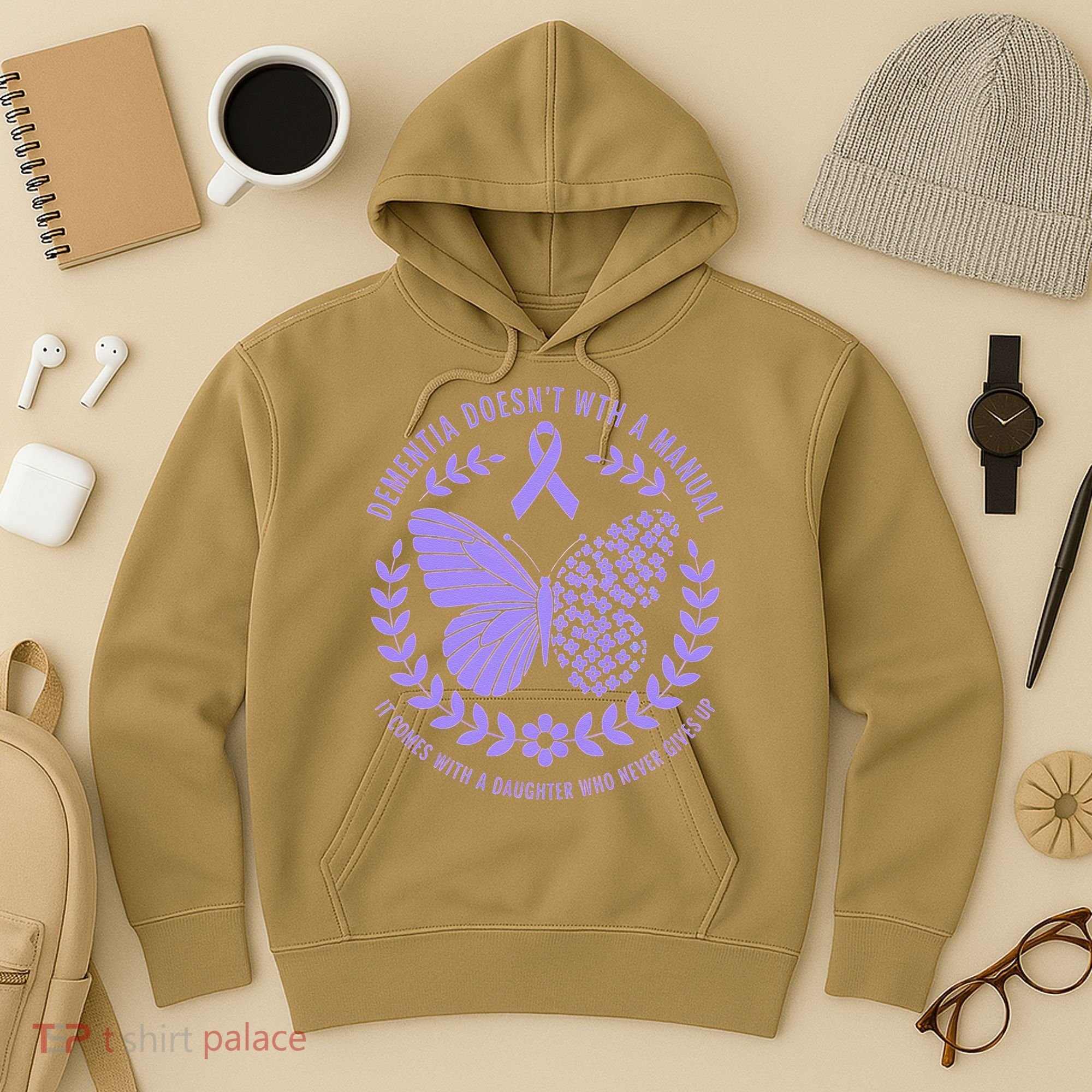 Dementia Doesnt Come With A Manual Alzheimers Awareness Hoodie