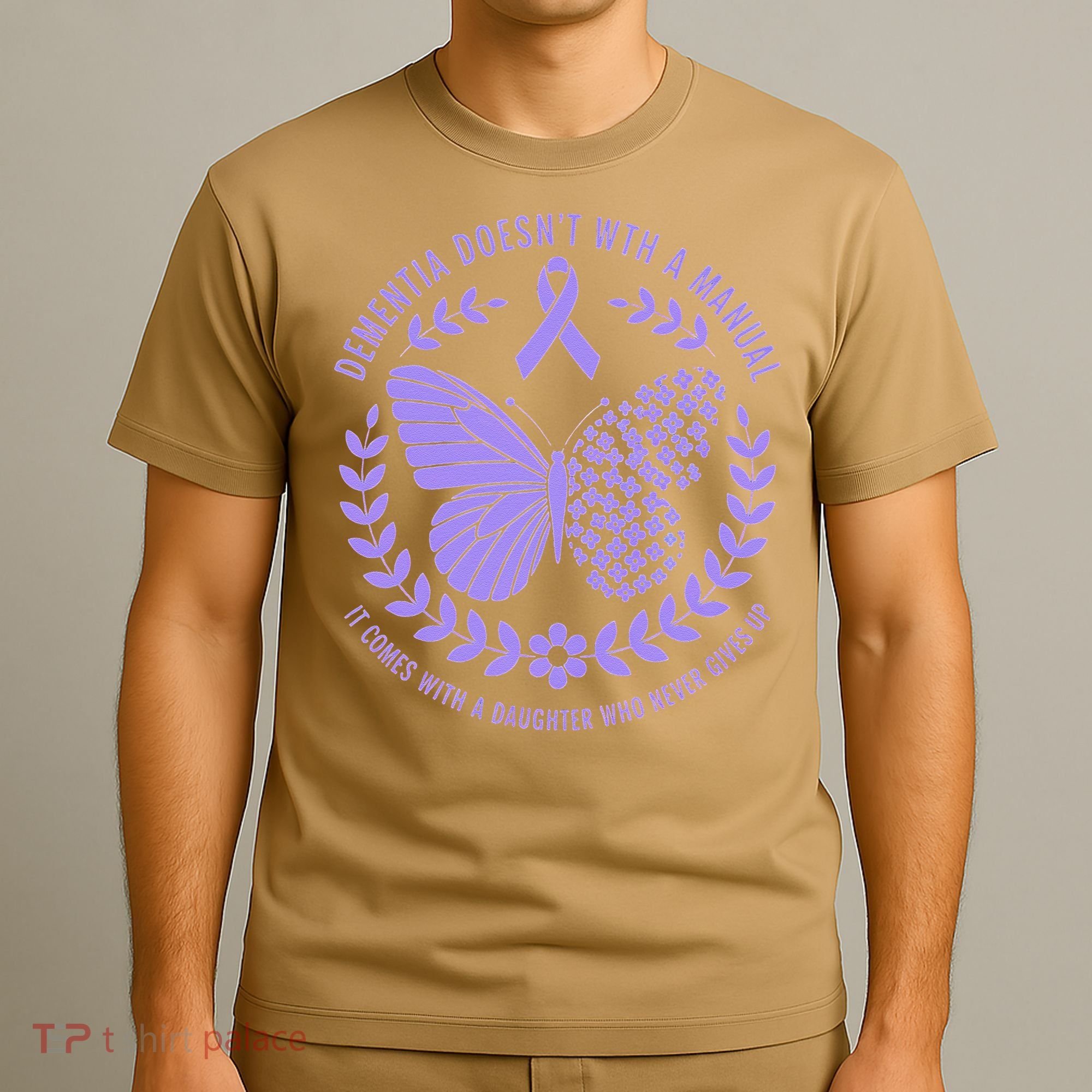 Dementia Doesnt Come With A Manual Alzheimers Awareness T-Shirt