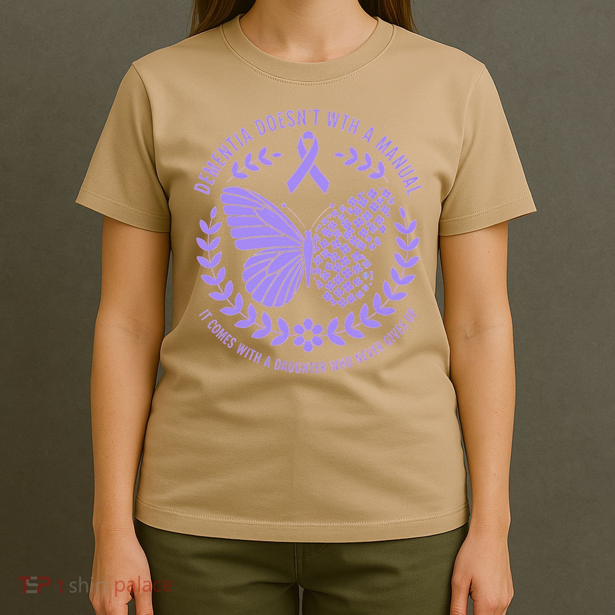 Dementia Doesnt Come With A Manual Alzheimers Awareness T-Shirt