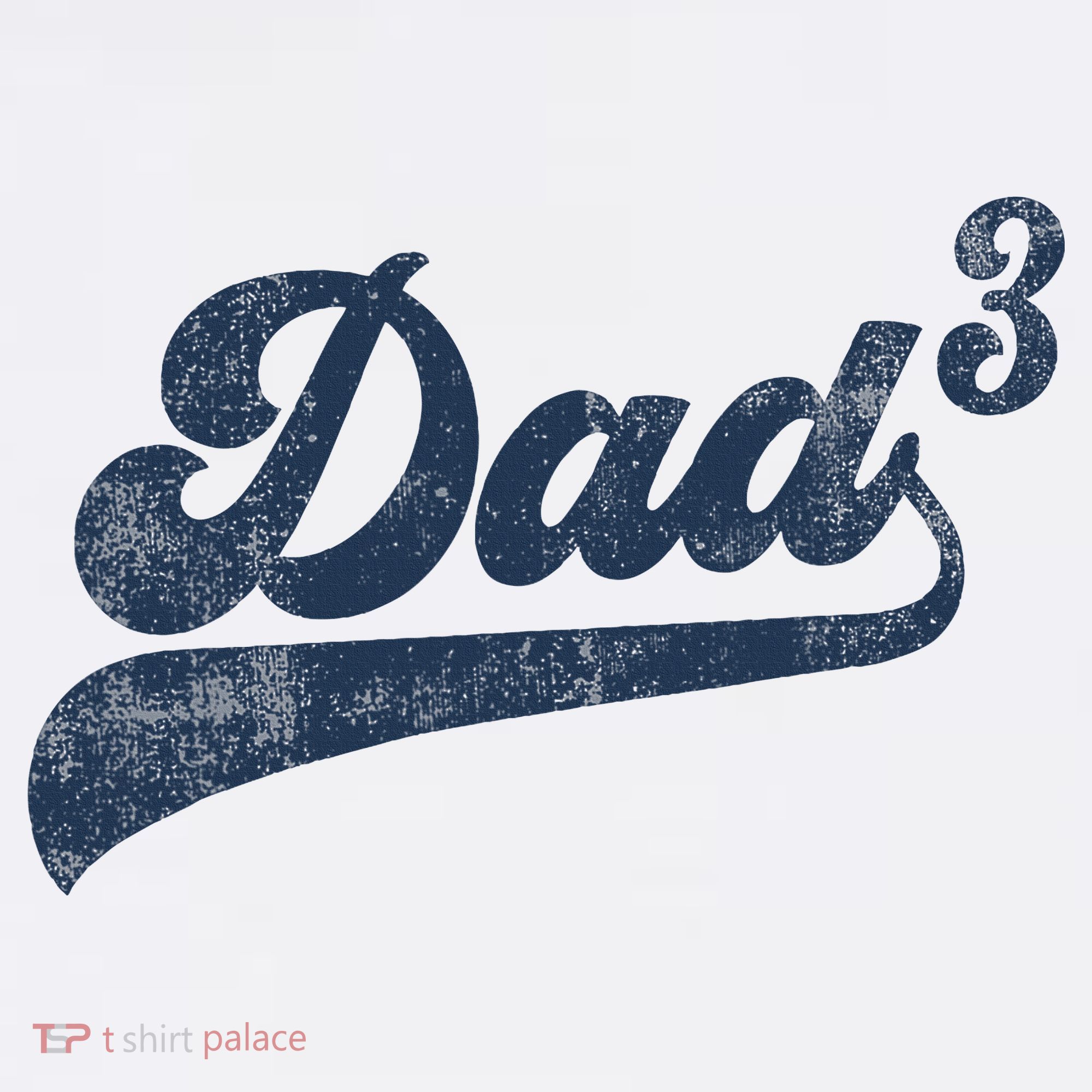 Dad3 Dad Cubed Gifts Father Of Three Daddy 3 Third Time Dad Sweatshirt