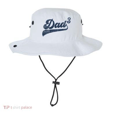 Dad3 Dad Cubed Gifts Father Of Three Daddy 3 Third Time Dad Bucket Hat