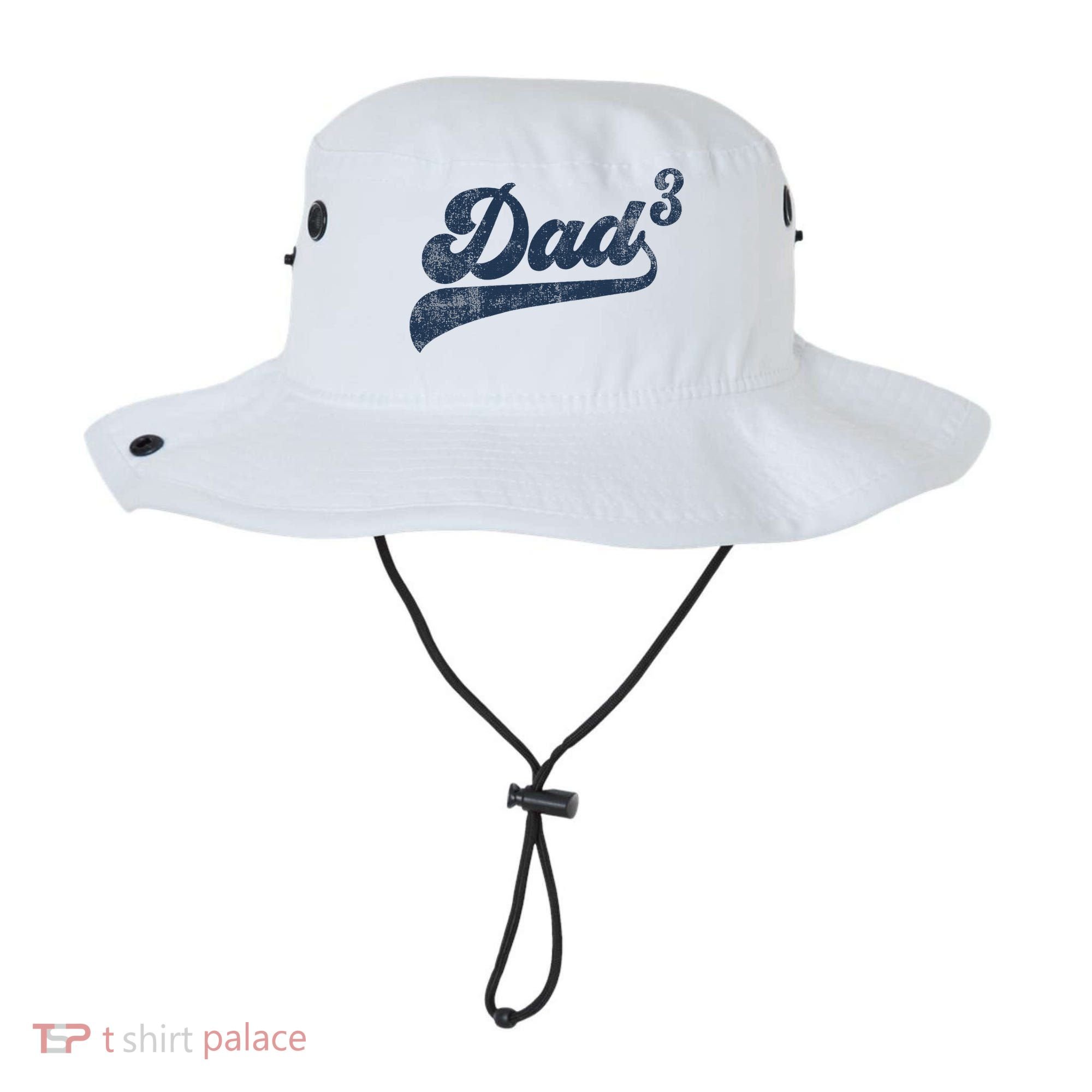 Dad3 Dad Cubed Gifts Father Of Three Daddy 3 Third Time Dad Bucket Hat