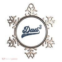 Dad3 Dad Cubed Gifts Father Of Three Daddy 3 Third Time Dad Ornament thumb 0