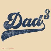 Dad3 Dad Cubed Gifts Father Of Three Daddy 3 Third Time Dad Tote Bag thumb 4
