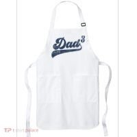Dad3 Dad Cubed Gifts Father Of Three Daddy 3 Third Time Dad Apron thumb 0