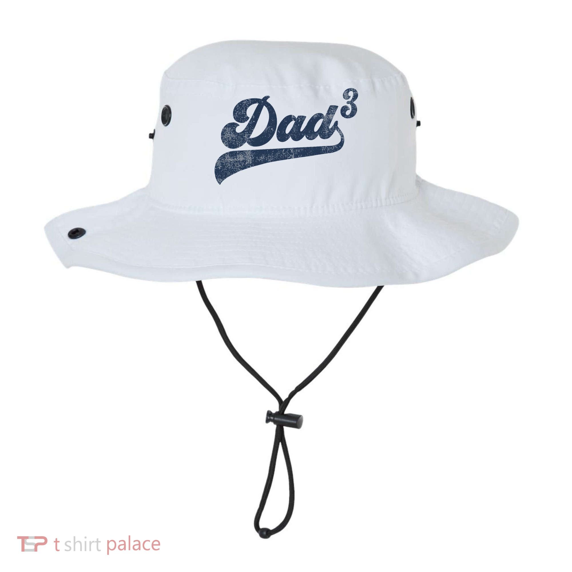 Dad3 Dad Cubed Gifts Father Of Three Daddy 3 Third Time Dad Bucket Hat