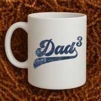 Dad3 Dad Cubed Gifts Father Of Three Daddy 3 Third Time Dad Coffee Mug thumb 2