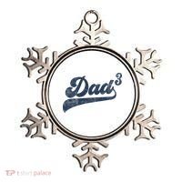 Dad3 Dad Cubed Gifts Father Of Three Daddy 3 Third Time Dad Ornament thumb 0