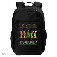 Dachshund Dog Christmas Ugly Sweater Dachshund Xmas Gift Backpack thumb 0
