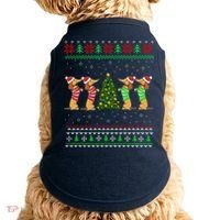 Dachshund Dog Christmas Ugly Sweater Dachshund Xmas Gift Doggie Tank thumb 0