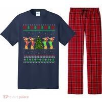 Dachshund Dog Christmas Ugly Sweater Dachshund Xmas Gift Pajama Set thumb 0
