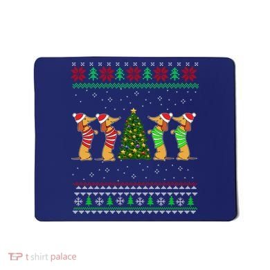 Dachshund Dog Christmas Ugly Sweater Dachshund Xmas Gift Mousepad