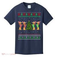 Dachshund Dog Christmas Ugly Sweater Dachshund Xmas Gift Kids T-Shirt thumb 0