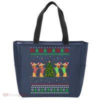 Dachshund Dog Christmas Ugly Sweater Dachshund Xmas Gift Tote Bag thumb 0