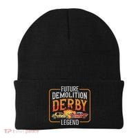 Demolition Derby Cars Quote For A Future Demo Derby Driver Beanie thumb 0