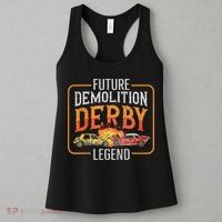 Demolition Derby Cars Quote For A Future Demo Derby Driver Women's Tank Top thumb 3