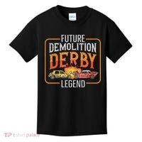 Demolition Derby Cars Quote For A Future Demo Derby Driver Kids T-Shirt thumb 0