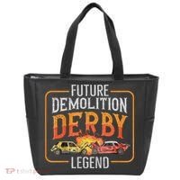 Demolition Derby Cars Quote For A Future Demo Derby Driver Tote Bag thumb 0