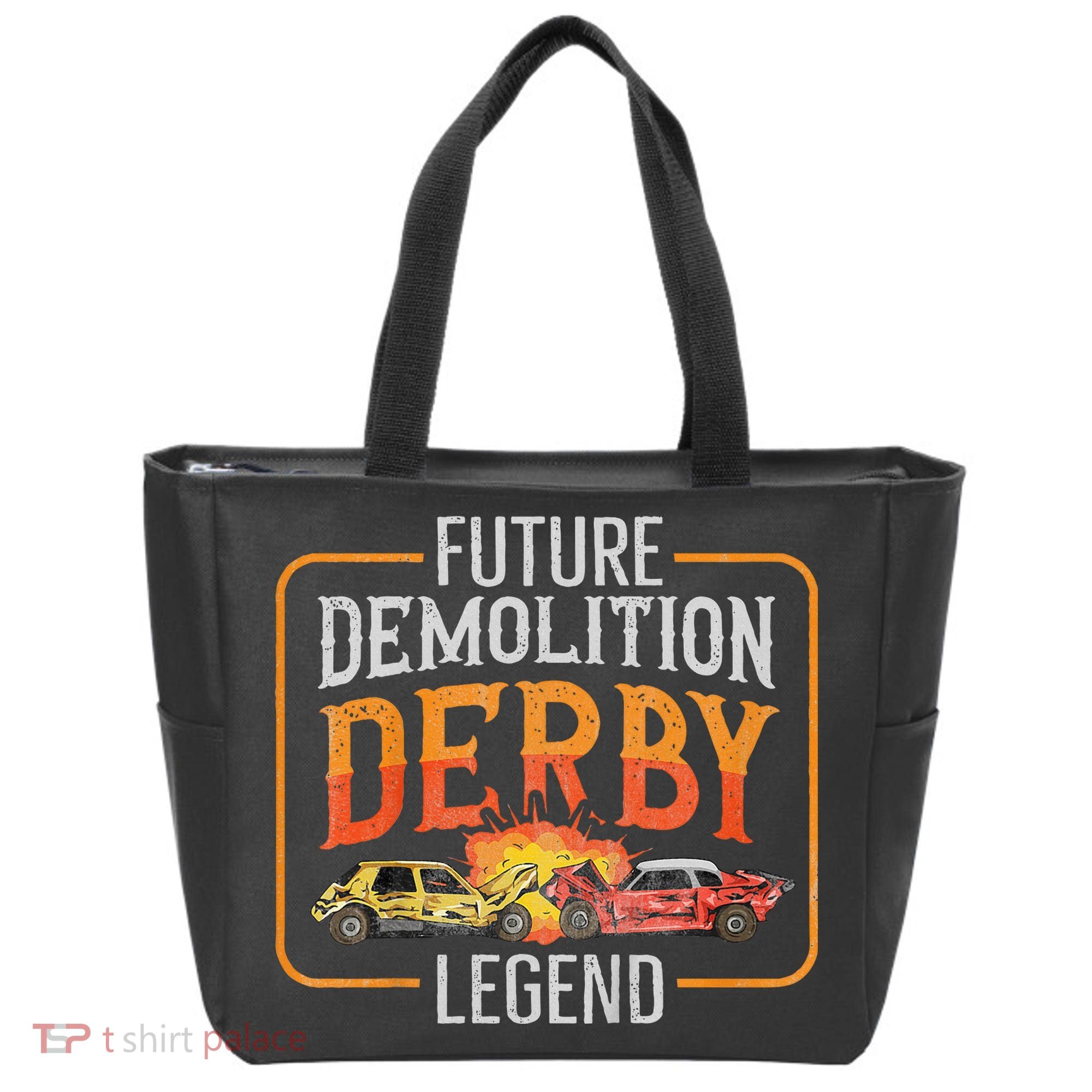 Demolition Derby Cars Quote For A Future Demo Derby Driver Tote Bag