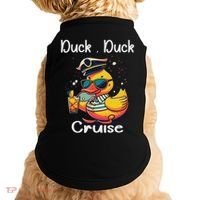 Duck Duck Cruise Funny Family Cruising Matching Squad Doggie Tank thumb 0